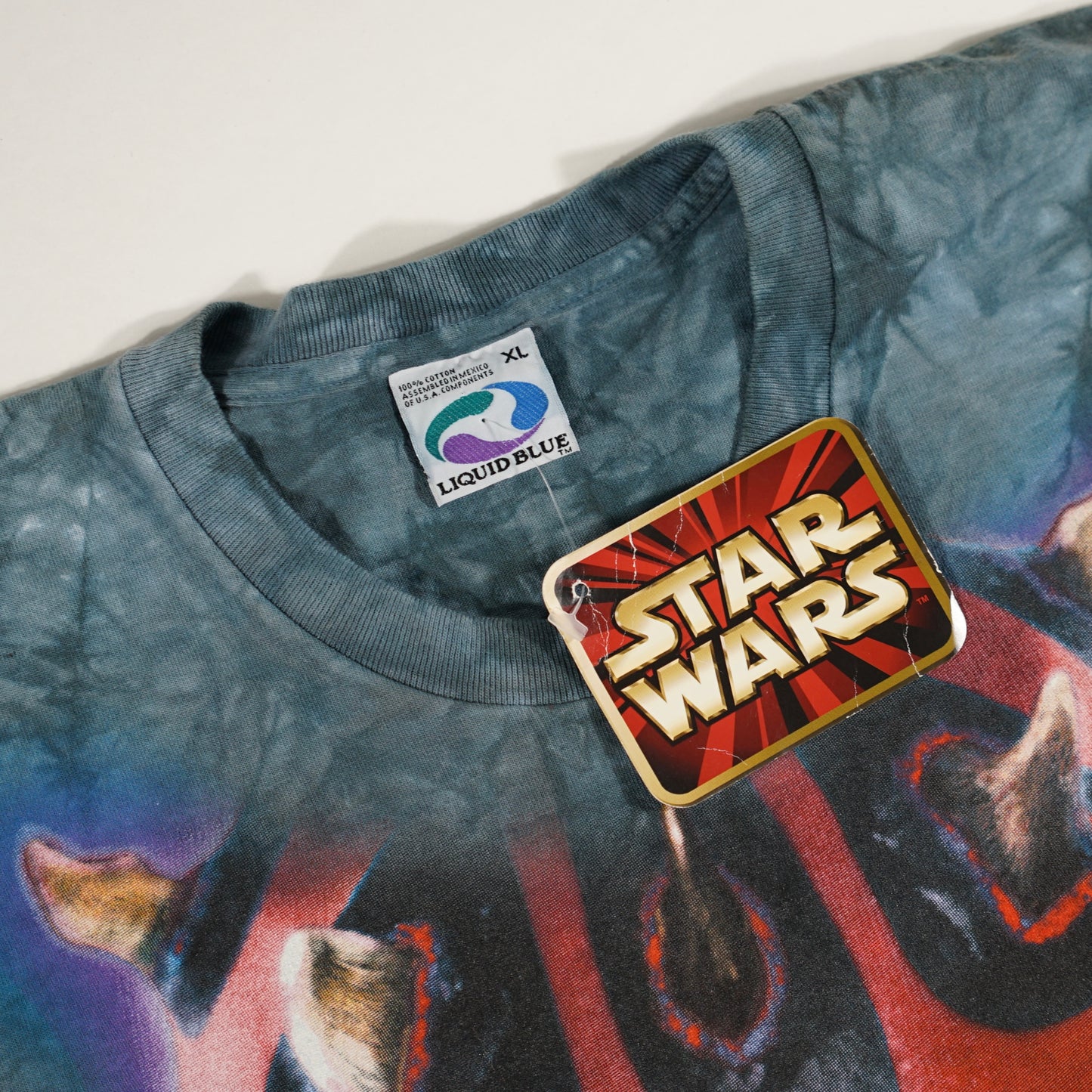 Darth Maul Stare Liquid Blue Tee (XL)