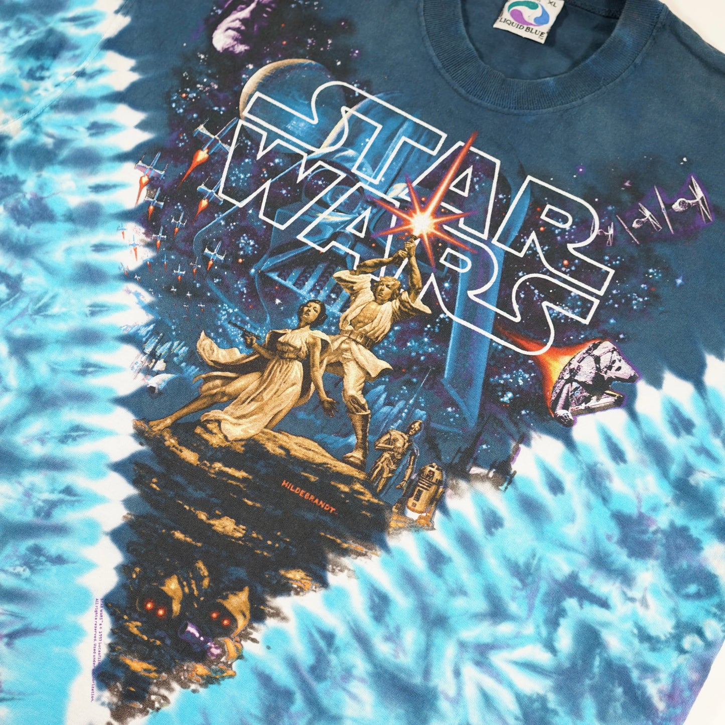 1997 Star Wars Episode IV Liquid Blue Tee (XL)