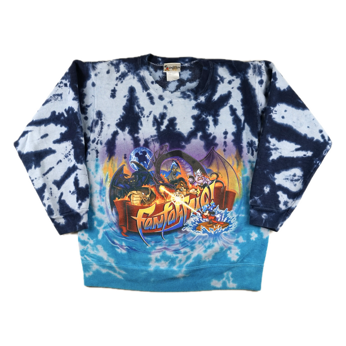 90s MGM Studios FANTASMIC! Tye-Dye Crewneck (S)