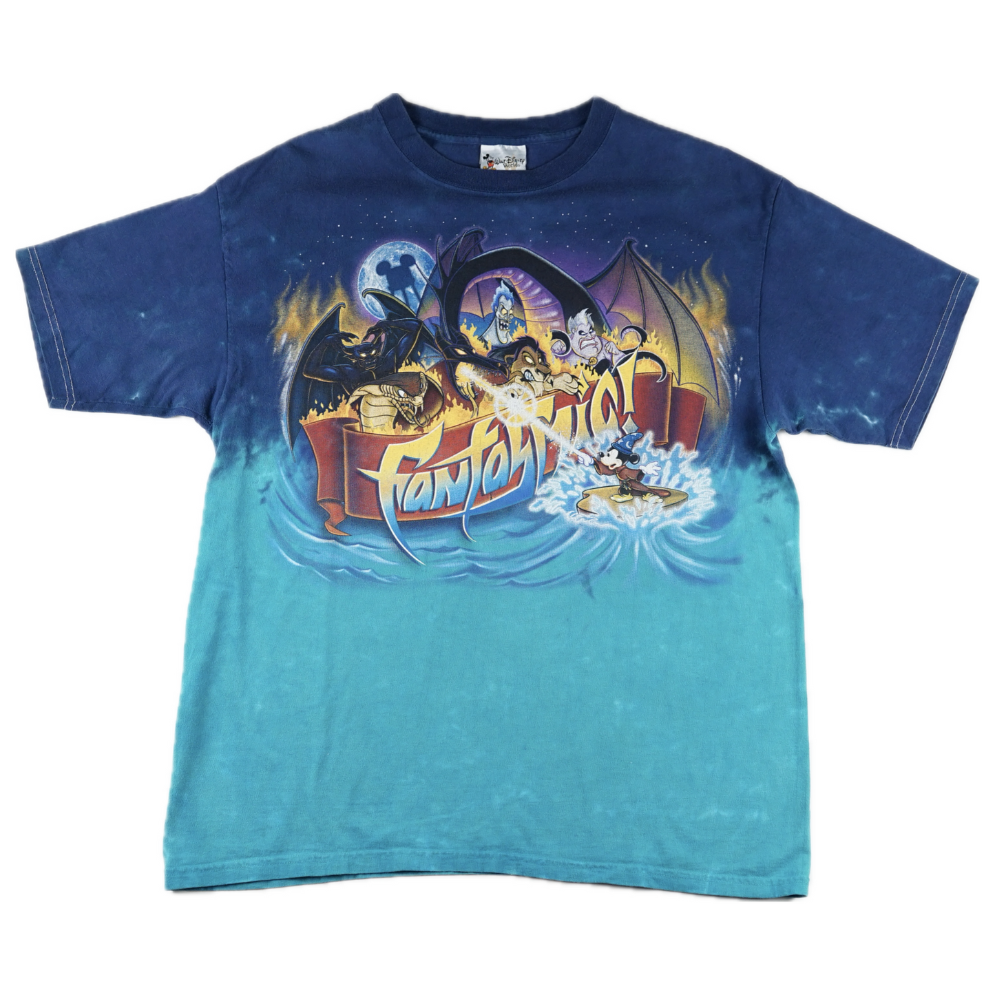 90s MGM Studios FANTASMIC! Tye-Dye Shirt (L)