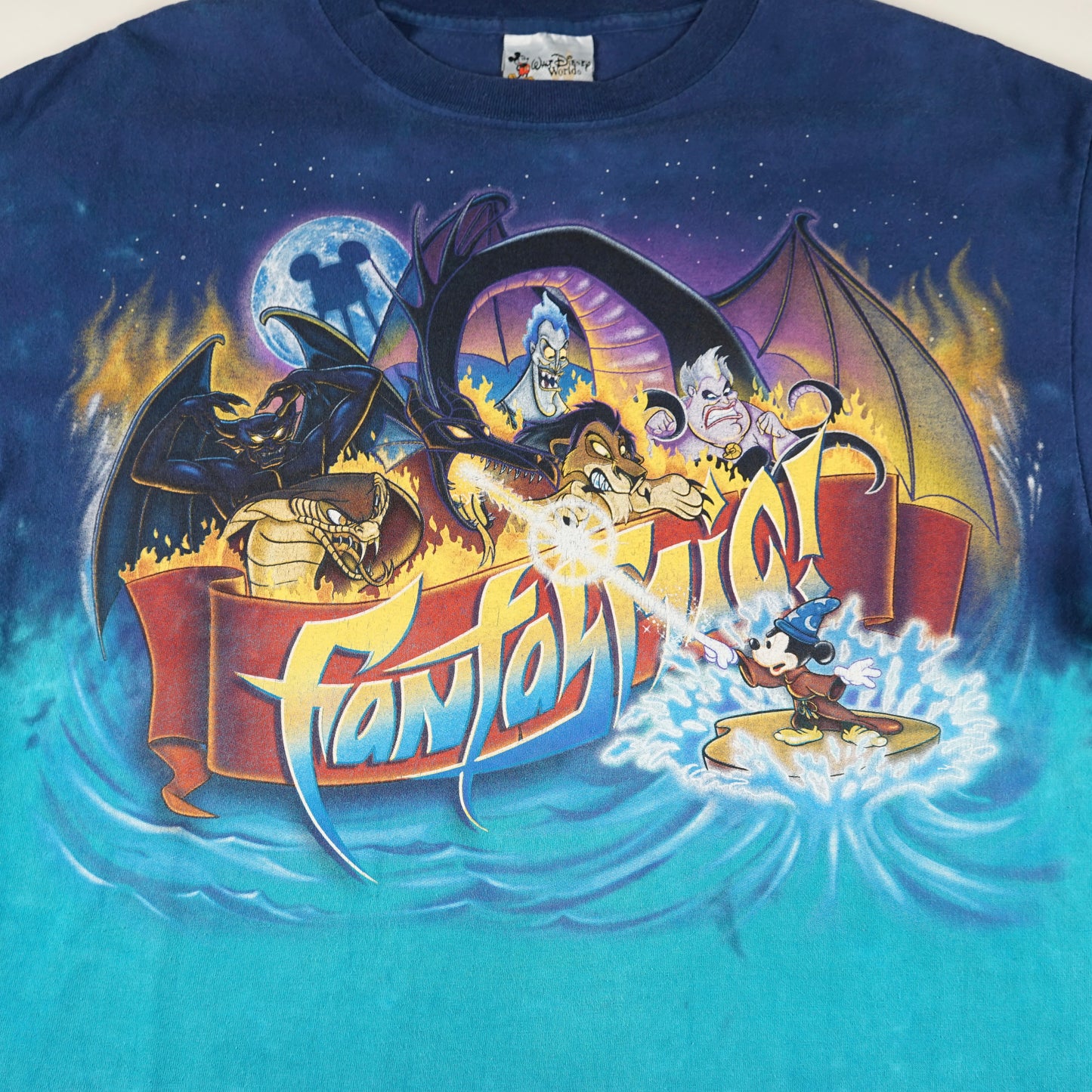 90s MGM Studios FANTASMIC! Tye-Dye Shirt (L)